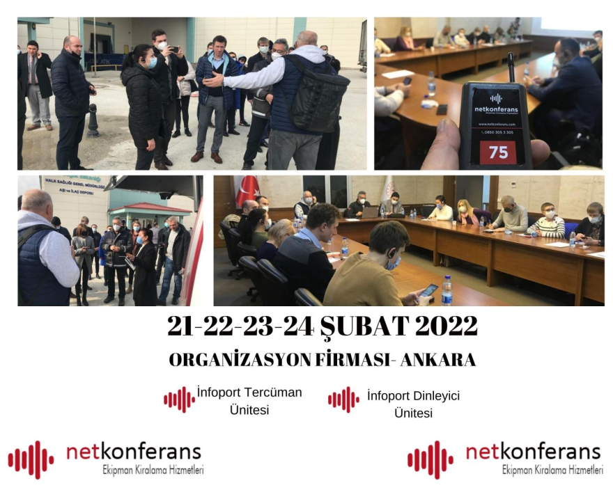 21-22-23-24 Şubat 2022 tarihinde Ankara'da düzenlenen organizasyonda infoport hizmeti sağlıyoruz.